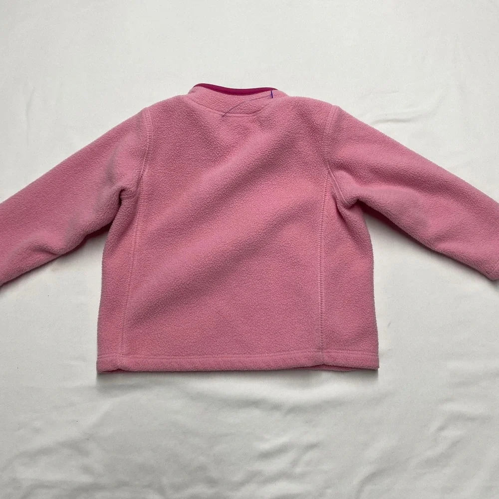 Old Navy Baby Girl Pink Quarter Zip Fleece Pullover Mock Neck 12-18 Months